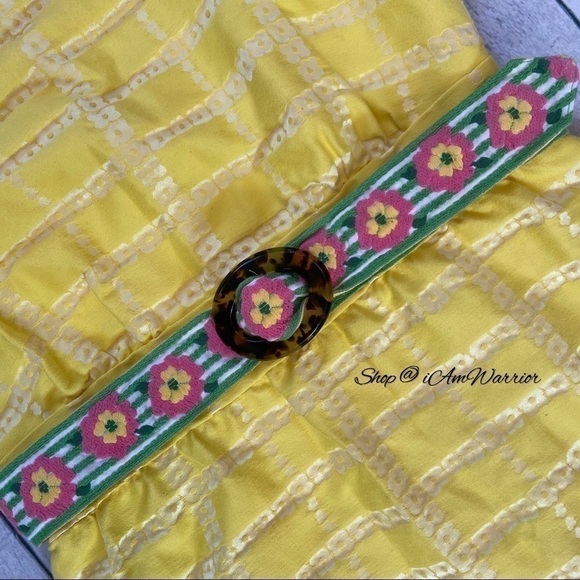 Reversible embroidered floral adjustable belt *shop@iamwarrior main image 10